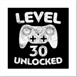 Level 30 Video 30th Birthday Posters and Art